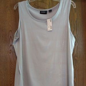 NWT Avenue grey tank with silver sparkles